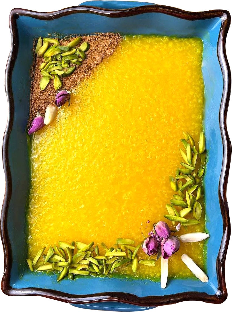 Saffron Rice Pudding Shole Zard Bazaar Foods March Bazaar 